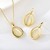 Picture of Top Opal Gold Plated 2 Piece Jewelry Set