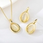 Show details for Top Opal Gold Plated 2 Piece Jewelry Set