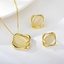 Show details for Classic White 2 Piece Jewelry Set with Fast Shipping