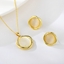 Show details for Classic Gold Plated 2 Piece Jewelry Set with Worldwide Shipping