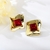 Picture of Purchase Gold Plated Artificial Crystal Stud Earrings Exclusive Online
