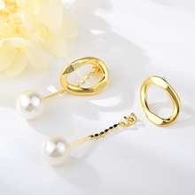 Show details for Irresistible White Artificial Pearl Dangle Earrings Wholesale Price