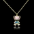 Picture of Good Quality Swarovski Element Gold Plated Pendant Necklace