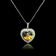 Show details for Irresistible Colorful Platinum Plated Pendant Necklace at Super Low Price Show details for Irresistible Colorful Platinum Plated Pendant Necklace at Super Low Price