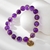 Picture of Copper or Brass Nature Amethyst Fashion Bracelet with Full Guarantee