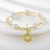 Picture of Good Quality fresh water pearl White Fashion Bracelet