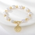 Picture of Filigree Small Gold Plated Fashion Bracelet
