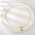 Picture of Pretty fresh water pearl Gold Plated Short Chain Necklace