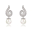 Show details for Copper or Brass Platinum Plated Dangle Earrings at Super Low Price
