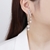 Picture of Sparkling Big Cubic Zirconia Dangle Earrings
