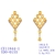 Picture of Need-Now Yellow Gold Plated Dangle Earrings from Editor Picks