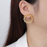 Picture of Reasonably Priced Gold Plated Luxury Big Stud Earrings from Reliable Manufacturer