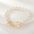 Picture of Good Quality shell pearl White Fashion Bracelet