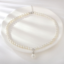 Show details for Classic White Short Statement Necklace with Speedy Delivery