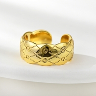 Show details for Funky Dubai Gold Plated Fashion Ring