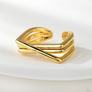 Show details for Dubai Small Fashion Ring with Beautiful Craftmanship