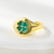 Picture of Sparkling Small Enamel Adjustable Ring