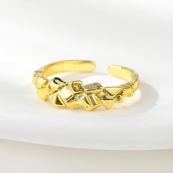 Picture of Most Popular Small Gold Plated Adjustable Ring