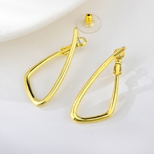 Show details for Attractive Gold Plated Dubai Dangle Earrings Factory Direct Supply