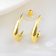 Show details for Recommended Gold Plated Copper or Brass Big Stud Earrings from Top Designer