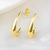 Picture of Recommended Gold Plated Copper or Brass Big Stud Earrings from Top Designer