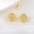 Picture of Dubai Gold Plated Big Stud Earrings at Unbeatable Price