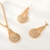 Picture of Hypoallergenic Champagne Gold Medium 2 Piece Jewelry Set with Easy Return