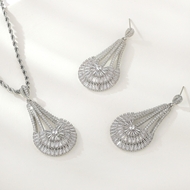 Show details for Copper or Brass Luxury 2 Piece Jewelry Set From Reliable Factory