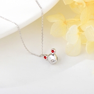 Show details for Good Quality Swarovski Element 925 Sterling Silver Pendant Necklace