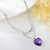Picture of Low Price Platinum Plated Swarovski Element Pendant Necklace for Girlfriend