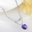 Show details for Low Price Platinum Plated Swarovski Element Pendant Necklace for Girlfriend