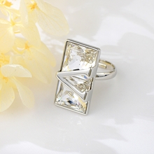 Show details for Cheap Platinum Plated Zinc Alloy Adjustable Ring in Bulk