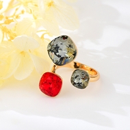 Show details for Affordable Zinc Alloy Colorful Adjustable Ring from Trust-worthy Supplier
