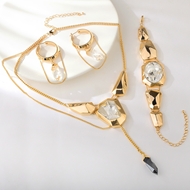 Show details for Top Swarovski Element White 3 Piece Jewelry Set