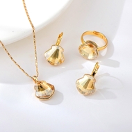 Show details for Impressive Yellow 16 Inch 3 Piece Jewelry Set with Low MOQ