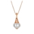 Picture of Zinc Alloy White Pendant Necklace with 3~7 Day Delivery