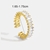 Picture of Purchase Gold Plated White Adjustable Ring Exclusive Online
