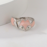 Picture of Funky Small Platinum Plated Fashion Ring from Editor Picks