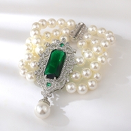 Show details for Great Value Green Medium Link & Chain Bracelet with Full Guarantee