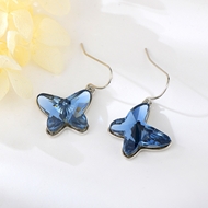 Show details for Amazing Small Butterfly Hoop Earrings