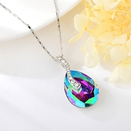 Show details for Fashion Swarovski Element Pendant Necklace with Beautiful Craftmanship