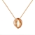Picture of Zinc Alloy Rose Gold Plated Pendant Necklace Factory Supply