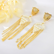 Show details for Top Cubic Zirconia Medium Chandelier Earrings