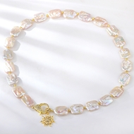 Show details for Unique Cubic Zirconia White Pendant Necklace