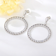 Show details for Low Cost Platinum Plated Copper or Brass Drop & Dangle Earrings with Low Cost