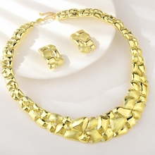 Show details for Low Price Gold Plated Copper or Brass 2 Piece Jewelry Set from Trust-worthy Supplier