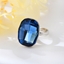 Show details for Cheaper Platinum Plated Dark Blue Fashion Rings