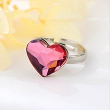 Show details for Ce Certificated Swarovski Element Platinum Plated Fashion Rings