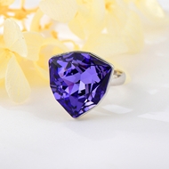 Show details for Delicate Swarovski Element Small Fashion Ring