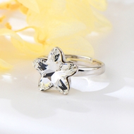 Show details for Amazing Small Platinum Plated Adjustable Ring